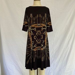 EvoVorro black print dress size M